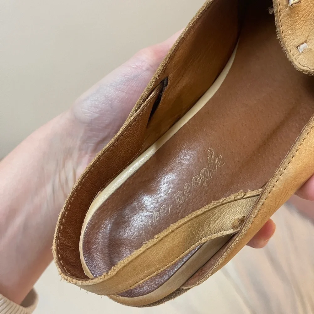 Free People Leather Bakersfield Shoe Size 39 (8.5-9) - Picture 9 of 15